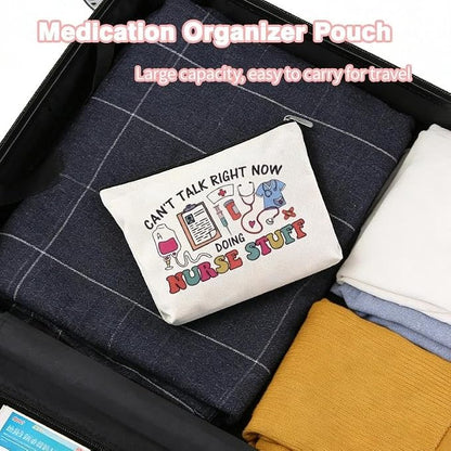 Nurse Stuff for Women Bag Nursing Pocket Pouch Nurse Accessories for Work Bag Nursing School Essentials for Girls Small Pencil Pouch for Nurses Day Appreciation Week Birthday Graduation Gift Bags Idea