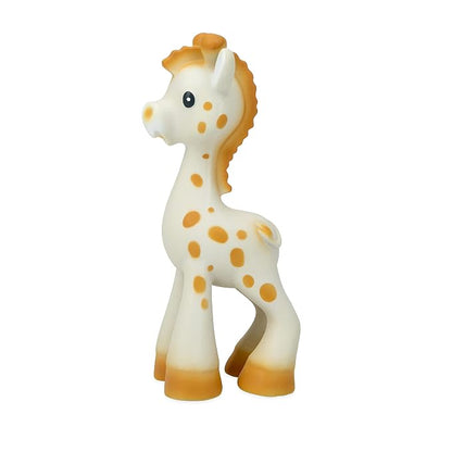Nuby Jackie The Giraffe Natural Rubber Teether - 3+ Months - Baby Teething Toy