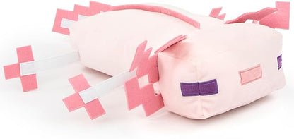 Jay Franco Minecraft Axolotl Plush Pillow Buddy - Super Soft Character Pillow - Polyester Microfiber, 18 Inches