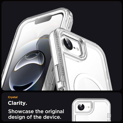 AICase for iPhone 17e Case/iPhone 16e Case Clear Support MagSafe 3 in 1 Heavy Duty Drop Protection Full Body Rugged Shockproof/Dust Proof 3-Layer Military Protective Tough Durable for 17e/16e 6.1"_1