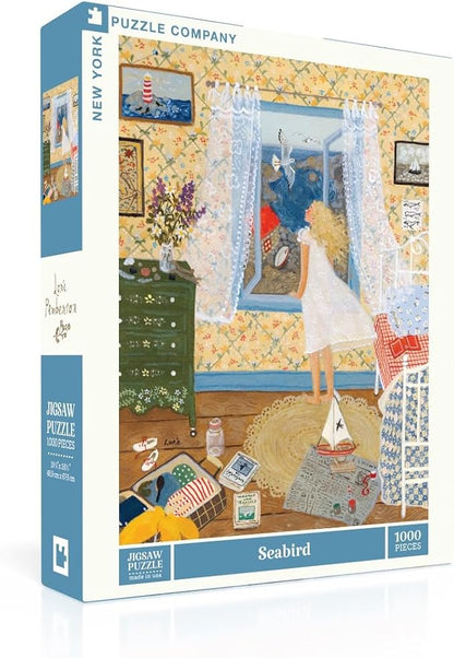New York Puzzle Company - Loré Pemberton Seabird - 1000 Piece Jigsaw Puzzle for Family Game Nights by Loré Pemberton