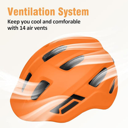 Kids Bike Helmet for Toddlers, Boys and Girls, Lightweight & Adjustable for Age 1-3-8, Multi-Sport Helmet for Bicycle, Kick Scooter, Skateboard, Roller/Inline Skate