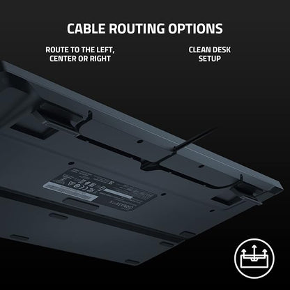 Razer Ornata V3 X Gaming Keyboard: Low-Profile Keys - Silent Membrane Switches - Spill Resistant - Chroma RGB Lighting - Ergonomic Wrist Rest - Classic Black (Renewed)