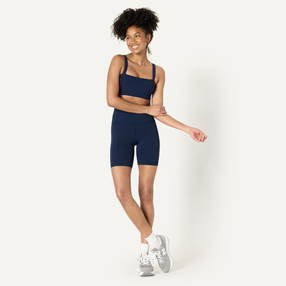 Amazon Essentials Women's Active FormFlex Buttery Soft High Waist Biker Shorts