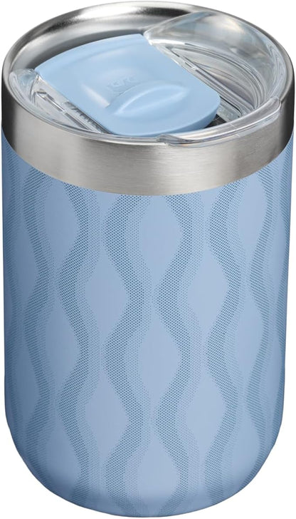 STANLEY Everyday Camp Cup 12 oz | Drink Through Lid | Cup for Coffee, Tea and Drinks | Insulated Stainless Steel | BPA-Free | Slate Blue Drift