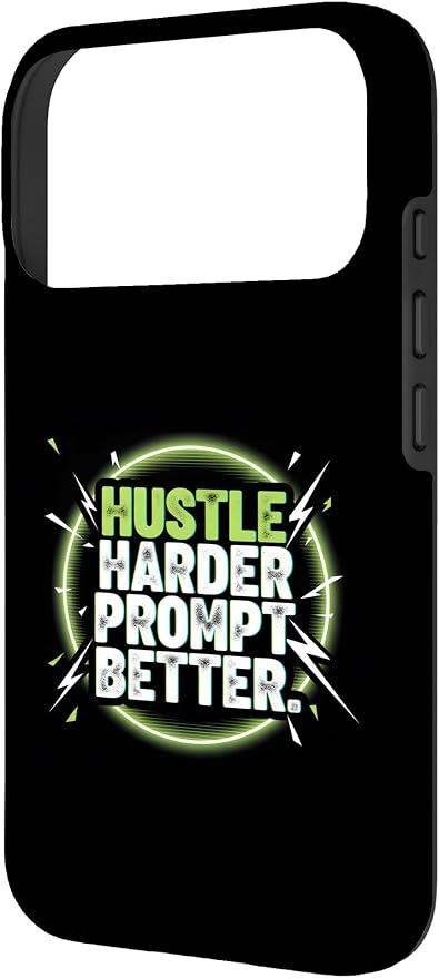 Hustle Harder Prompt Better AI Artificial Intelligence Case for iPhone 17 Pro