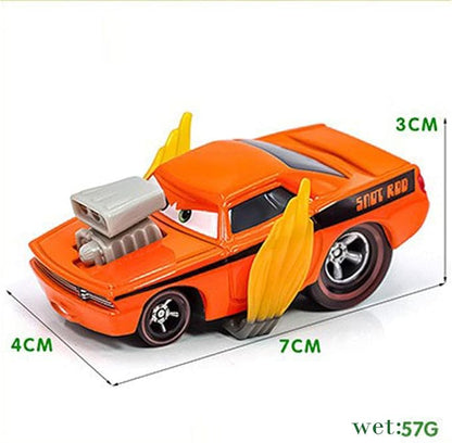 6PCS Movie Cars 2 3 Cars Assortment 1：55 Loose Diecast Vehicles Toys (6 PCS CAR Toy) (MP-BCD)