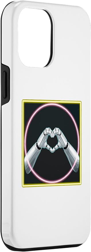 iPhone 15 Pro Max Hand Heart AI Robot | Hands Robot Shirt Case