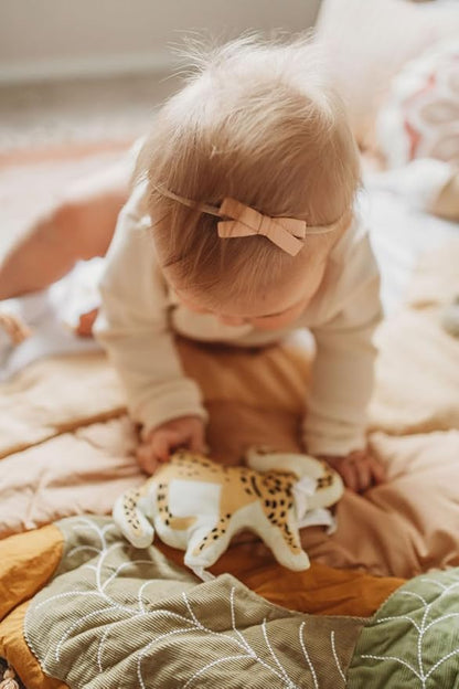 Crane Baby Play Mat, Floor Mat for Babies and Toddlers, 36" x 36", Safari Zoo