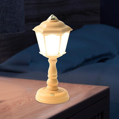 Mini Desk lamp Vintage, LED Desk Lamp Dimmable Table Lamp Reading Lamp with USB Charging Port, Sensitive Control, Eye-Caring Office Lamp,Very Beautiful Decorative Desk lamp (Yellow)