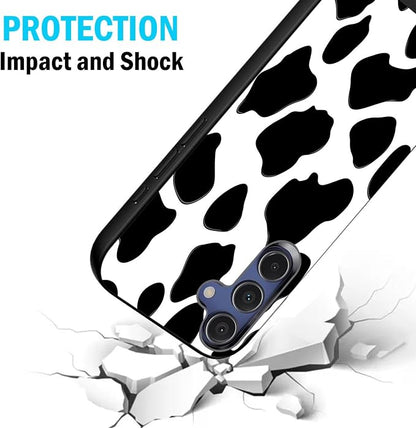 Designed for Galaxy A16 5G Phone Case,Slim Silicone Shockproof Protective Case for Galaxy A16 5G 6.7 inch,Cow Print