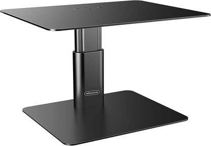 Nillkin Monitor Stand for Desk, Adjustable Height Computer Monitor Stand | Ergonomic Aluminum Computer Stand for Desktop | iMac, Studio Display XDR, Dell, HP, Lenovo, Other Screen Display | Black