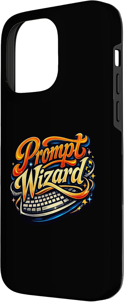 Prompt Wizard AI Retro Keyboard Case for iPhone 14 Pro Max