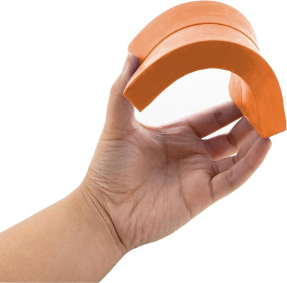 BAZIC Products Orange Modeling Clay, 1 lb, Non-Hardening, for Sculpting Art Crafts, Reusable, 2 Pack
