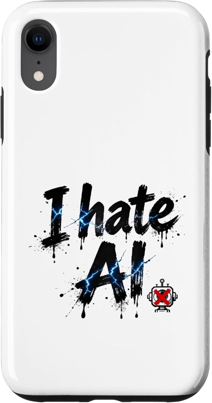 I Hate Ai Case for iPhone XR