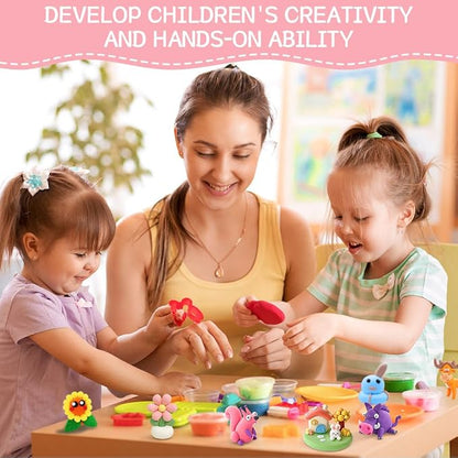 Ainiv Air Dry Clay Kit, 72 Colors DIY Model Magic Clay for Kids, Modeling Clay with 6 Sculpting Tools, Safe and Non-Toxic, Ultra Light Arts and Crafts Kits for Boys Girls, Best Gifts for Kids
