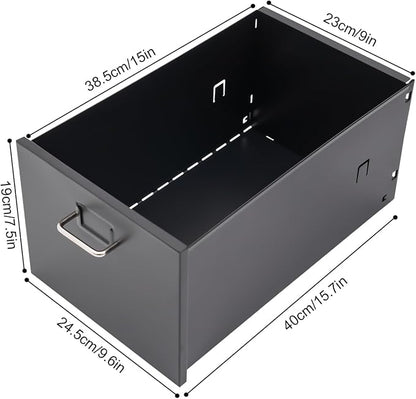 3 Drawer File Cabinet with Lock, Metal Vertical Filing Cabinets for Home Office Organizer Rolling File Cabinet with Lock and Wheels Under Desk Storage Cabinet (Black)