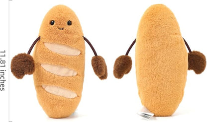 RECUR Stuffed Animal Baguette Plush Toy,Soft Food Plush,Cute Funny Plushie, Adorable Gift for All Ages