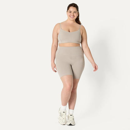 Amazon Essentials Women's Active FormFlex Buttery Soft High Waist Biker Shorts