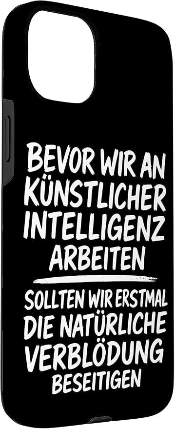 Fix Stupidity First – AI Can Wait Case for iPhone 15 Plus