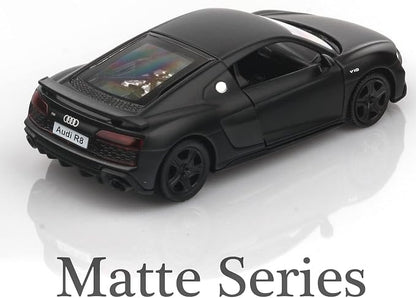 TOKAXI 1/36 Scale Audi R8 Diecast Model Cars,Pull Back Vehicles Toy Cars,Cars Gifts for Boys Girls (Matte)