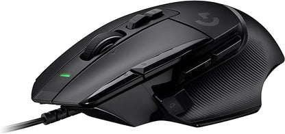 Logitech G502 X Wired Gaming Mouse - Black | Optical Switches, 13 Buttons, Infinite Scroll, PC/MacOS Compatible