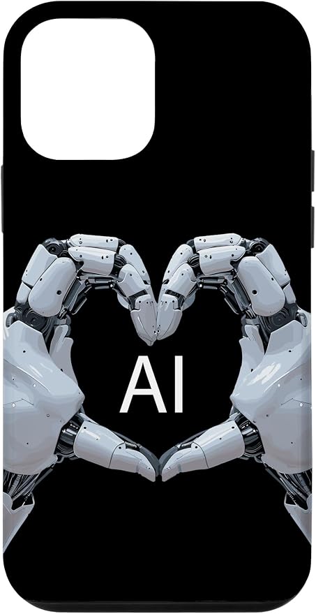 iPhone 12 mini Love AI, Artificial Intelligence, robot hands Case