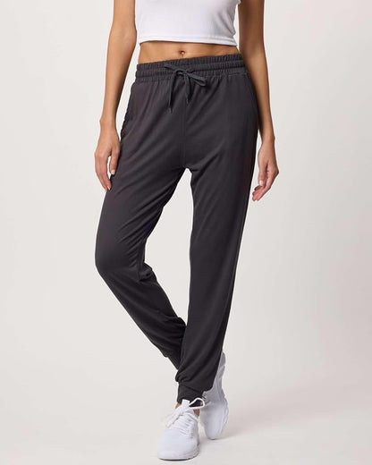 3 Pack Women's Lounge Joggers Sweatpant Active Athletic Yoga Workout Pocket | Available in Plus Size, Ladies Casual, Drawstring Gym Pants, Sleep Bottoms, Hiking, Running, Fitness, Exercise, Pajama, Soft