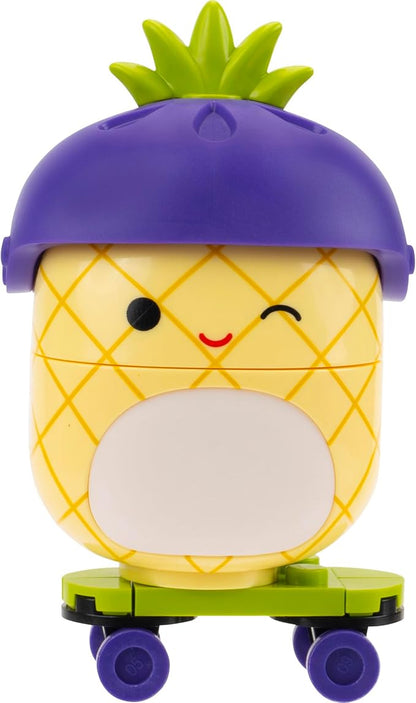 BLDR Squishmallows Maui's Skatepark Building Set - Maui The Pineapple Buildable Figure - Squishmallows Fans 8+, 0244