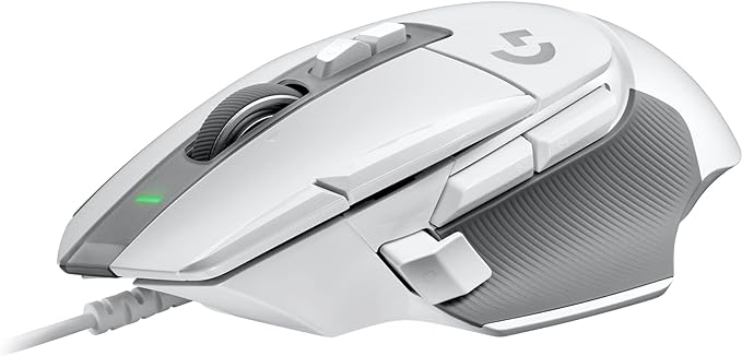 Logitech G502 X Wired Gaming Mouse - White | Optical Switches, 13 Buttons, Infinite Scroll, PC/MacOS Compatible
