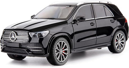 WAKAKAC Compatible for 1/24 Alloy Die-cast GLE 350 Toy Car with Sound and Light Pull Back Collection Model Car for Kids Gift (Black)