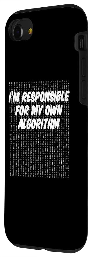 iPhone SE (2020) / 7 / 8 Binary Code Computer Algorithm AI Artificial Intelligence Case