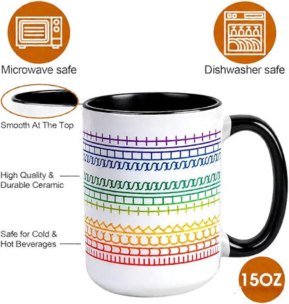 Funny Coffee Mugs for Women Men,15oz Hidden Message Ceramic Cup | Secret Message Mug,Novelty Birthday Gag Gifts for Friends,Family,Office Prank Gag Gift for Coworkers,Fun White Elephant Gifts