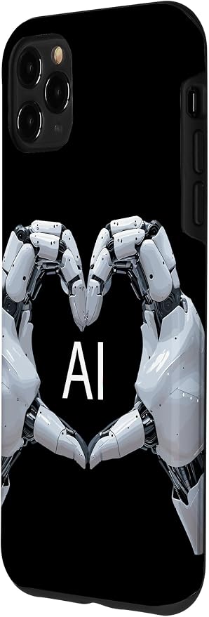 iPhone 11 Pro Max Love AI, Artificial Intelligence, robot hands Case
