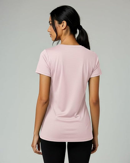 5 Pack Women's Dry Fit V Neck Workout Tops T Shirts Athletic Gym Yoga Tees | Available In Plus Size, Cooling Moisture-Wicking, Short Sleeve, Quick-Dry, Fitness, Stretch, Exercise, Running, Hiking