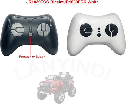 JR1839 2.4G Bluetooth Remote Control for Ride On Toy Cars 12V 24V Power Wheels Replacement Parts Remote for Kids Electric Car Truck SUV Bicycle Transmitter Control Box