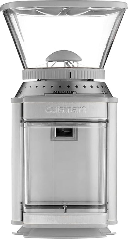 Cuisinart Coffee Grinder, Electric One-Touch Automatic Burr Coffee Grinder with 18-Position Grind Selector, Cup Size Selector for 4 – 18 Cups, Cool Gray Stainless Steel