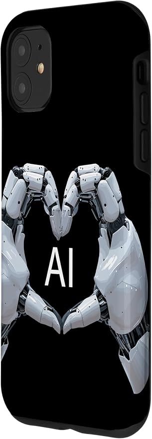 iPhone 11 Love AI, Artificial Intelligence, robot hands Case
