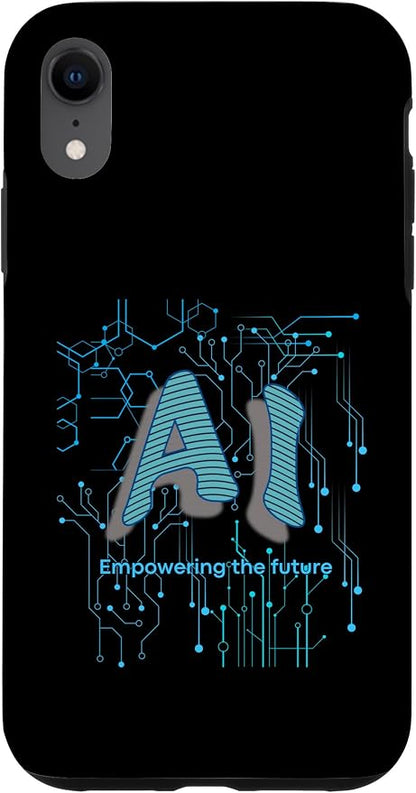 AI Circuit Board Tech Design for programmers & Engineers Case for iPhone XR