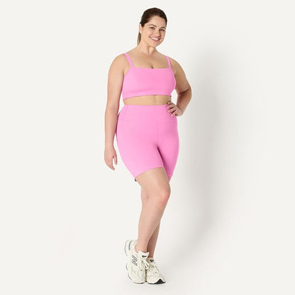 Amazon Essentials Women's Active FormFlex Buttery Soft High Waist Biker Shorts