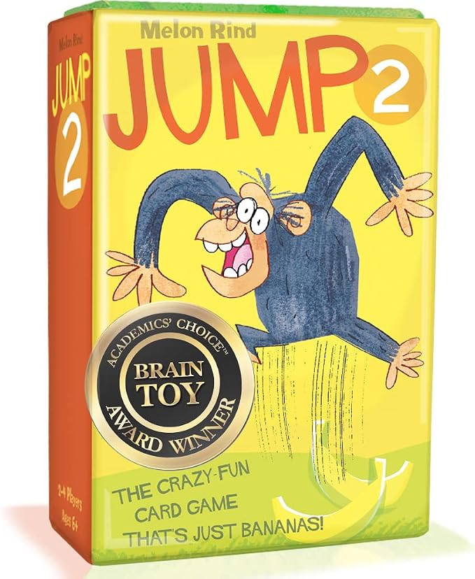 Melon Rind Jump 2, Math Game for Kids Learning Multiples of 2, Lively Card Game, a Fun Math Activity for Boosting Confidence, Quick and Easy Screenless Fun, Ages 6+