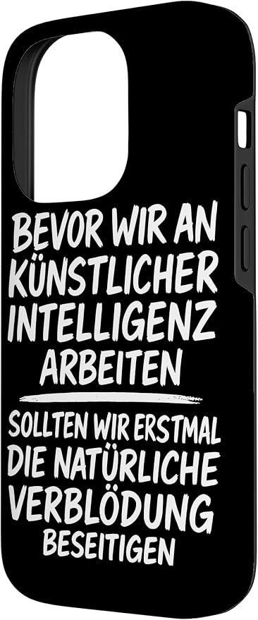 Fix Stupidity First – AI Can Wait Case for iPhone 14 Pro
