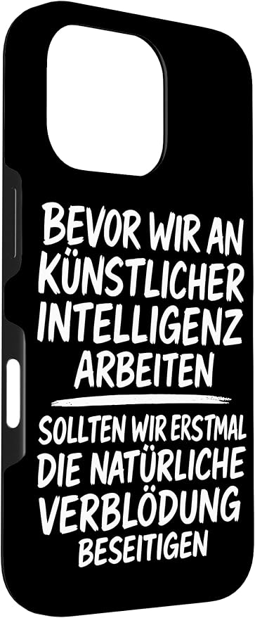 Fix Stupidity First – AI Can Wait Case for iPhone 16 Pro