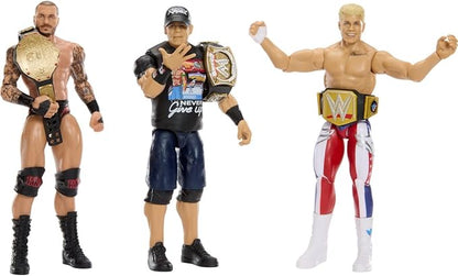 WWE Cody Rhodes Main Event Series Champions 2026 Action Figure with Championship Title, 6-inches