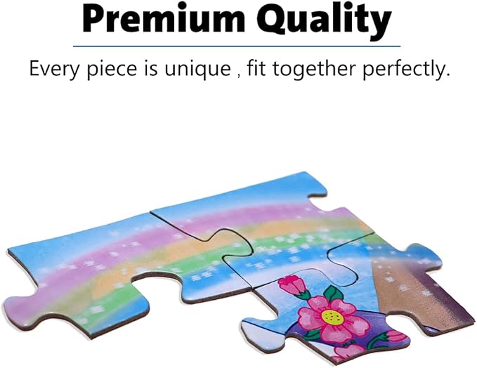 Puzzles for Kids Ages 4-8 Year Old - Princess & Unicorns,100 Piece Jigsaw Puzzle for Toddler Children Learning Educational Puzzles Toys