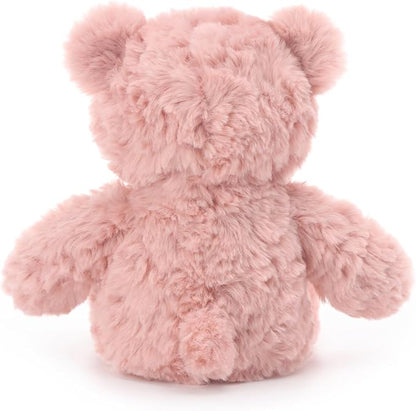 Apricot Lamb Misty Pink Flower Bear Stuffed Animals for Kids, Soft Cute Plush Toys for Baby Girl and Boy, 8 Inches