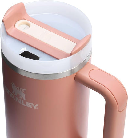 STANLEY Quencher H2.0 Flow State Tumbler, 30 oz, Sienna | Handle and Straw | 3-Position Lid | Cup Holder Compatible for Travel | Insulated Stainless Steel Cup | BPA-Free