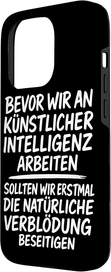 Fix Stupidity First – AI Can Wait Case for iPhone 15 Pro