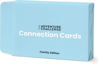 Family Connection Cards – 50 Conversation Starters for Kids and Adults – Interactive Family Bonding Game for Dinners, Road Trips, Vacations – Fun Icebreaker Questions for Meaningful Conversations