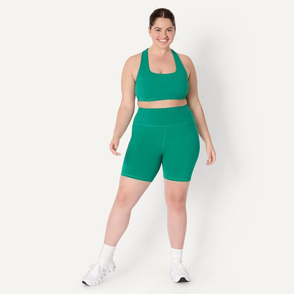 Amazon Essentials Women's Active FormFlex Buttery Soft High Waist Biker Shorts